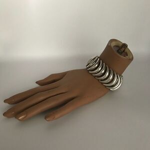 Mexico 925 vintage silver chunky bracelet